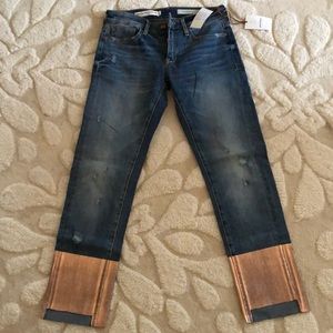 Anthropologie Pilcro Slim Boyfriend Crop - Size 25